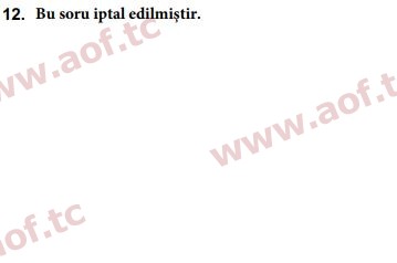 2019 İnsan Hakları ve Kamu Özgürlükleri Final 12. Çıkmış Sınav Sorusu