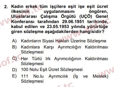 2019 İnsan Hakları ve Kamu Özgürlükleri Final 2. Çıkmış Sınav Sorusu