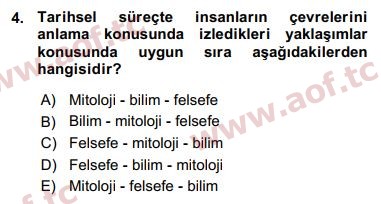 2016 Sosyal Bilimlerde Araştırma Yöntemleri Arasınav 4. Çıkmış Sınav Sorusu