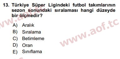 2017 Sosyal Bilimlerde Araştırma Yöntemleri Final 13. Çıkmış Sınav Sorusu