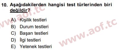 2018 Sosyal Bilimlerde Araştırma Yöntemleri Yaz Okulu 10. Çıkmış Sınav Sorusu