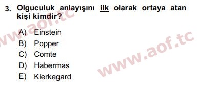 2019 Sosyal Bilimlerde Araştırma Yöntemleri Arasınav 3. Çıkmış Sınav Sorusu