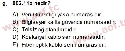 2015 Temel Bilgi Teknolojileri 1 Final 9. Çıkmış Sınav Sorusu