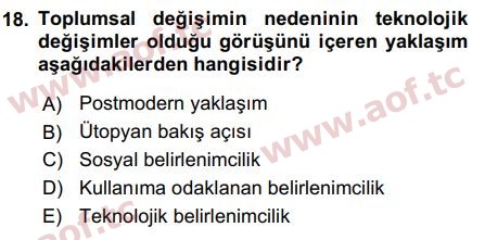 2019 Temel Bilgi Teknolojileri 1 Final 18. Çıkmış Sınav Sorusu