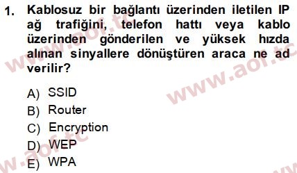 2015 Temel Bilgi Teknolojileri 2 Final 1. Çıkmış Sınav Sorusu