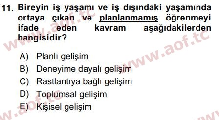 2018 Temel Bilgi Teknolojileri 2 Final 11. Çıkmış Sınav Sorusu