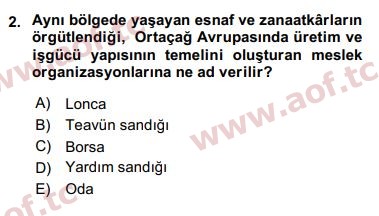 2017 Sosyal Politika Arasınav 2. Çıkmış Sınav Sorusu