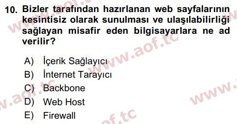 2018 Bilişim Hukuku Final 10. Çıkmış Sınav Sorusu