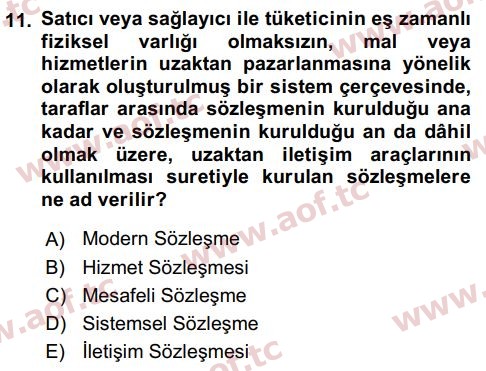 2018 Bilişim Hukuku Final 11. Çıkmış Sınav Sorusu