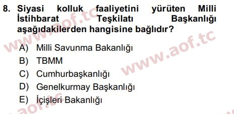 2019 İdare Hukuku Final 8. Çıkmış Sınav Sorusu