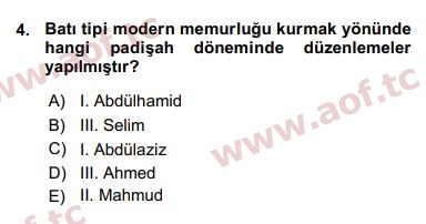 2016 Kamu Personel Hukuku Arasınav 4. Çıkmış Sınav Sorusu