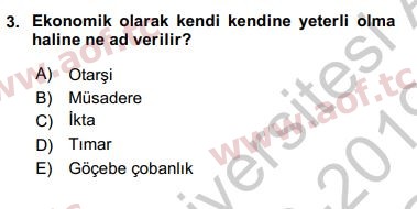 2019 Türk İdare Tarihi Yaz Okulu 3. Çıkmış Sınav Sorusu