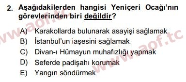 2020 Türk İdare Tarihi Yaz Okulu 2. Çıkmış Sınav Sorusu