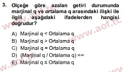 2015 Makro İktisat Final 3. Çıkmış Sınav Sorusu