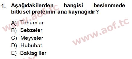 2015 Tarım Ekonomisi ve Tarımsal Politikalar Arasınav 1. Çıkmış Sınav Sorusu