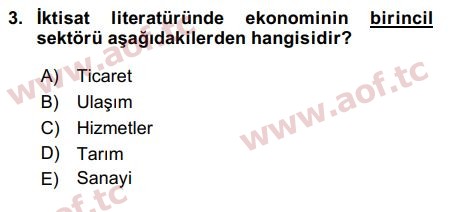 2019 Ikt402u Turkiye Ekonomisi Cikmis Sinav Sorulari Final Aof Cikmis Sinav Sorulari