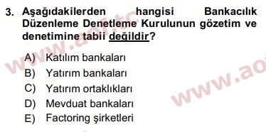 2018 Finansal Ekonomi Final 3. Çıkmış Sınav Sorusu