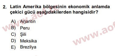 2017 Ekonominin Güncel Sorunları Final 2. Çıkmış Sınav Sorusu