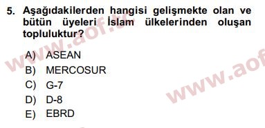 2018 Ekonominin Güncel Sorunları Arasınav 5. Çıkmış Sınav Sorusu