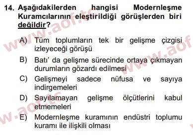 2019 Ekonominin Güncel Sorunları Arasınav 14. Çıkmış Sınav Sorusu