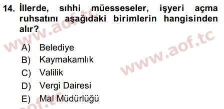 2019 Girişimcilik ve İş Kurma Final 14. Çıkmış Sınav Sorusu