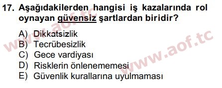 2015 İnsan Kaynakları Yönetimi Final 17. Çıkmış Sınav Sorusu