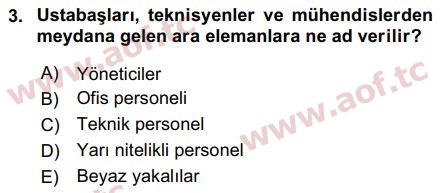 2016 İnsan Kaynakları Yönetimi Final 3. Çıkmış Sınav Sorusu