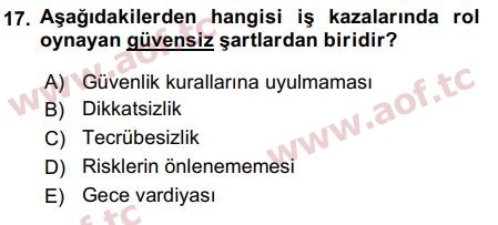 2018 İnsan Kaynakları Yönetimi Final 17. Çıkmış Sınav Sorusu