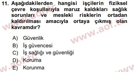 2019 İnsan Kaynakları Yönetimi Final 11. Çıkmış Sınav Sorusu