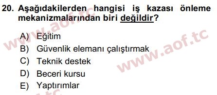 2019 İnsan Kaynakları Yönetimi Final 20. Çıkmış Sınav Sorusu