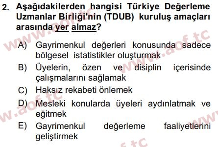 2019 Sermaye Piyasaları ve Finansal Kurumlar Final 2. Çıkmış Sınav Sorusu