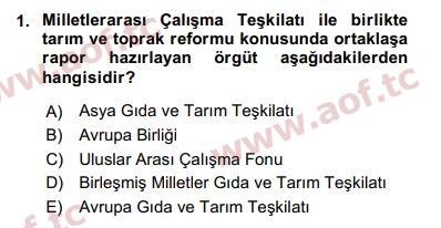 2018 Kentleşme ve Konut Politikaları Yaz Okulu 1. Çıkmış Sınav Sorusu