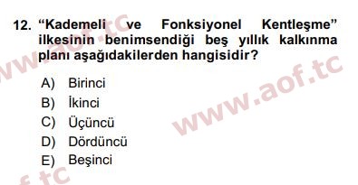 2020 Kentleşme ve Konut Politikaları Yaz Okulu 12. Çıkmış Sınav Sorusu