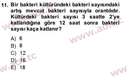 2015 Matematik 2 Arasınav 11. Çıkmış Sınav Sorusu