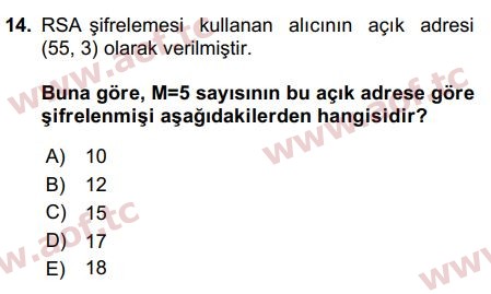 2016 Matematik 2 Final 14. Çıkmış Sınav Sorusu