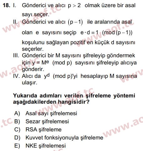 2016 Matematik 2 Final 18. Çıkmış Sınav Sorusu