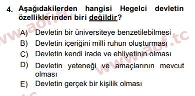 2019 Kamu Maliyesi Arasınav 4. Çıkmış Sınav Sorusu