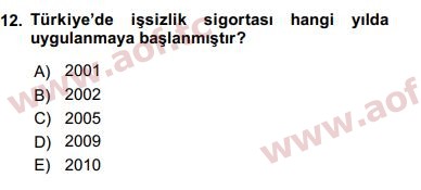 2017 Maliye Politikası Arasınav 12. Çıkmış Sınav Sorusu