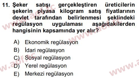 2018 Tüketici Davranışları Arasınav 11. Çıkmış Sınav Sorusu