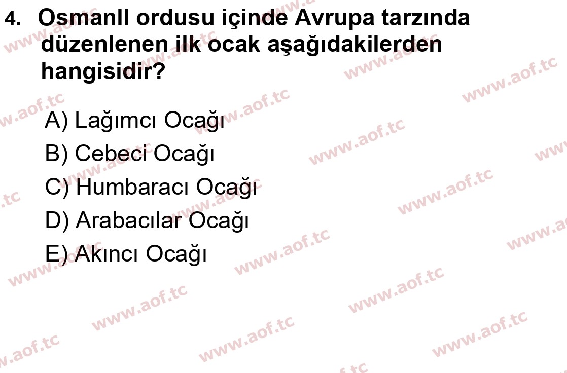  2020 Atatürk İlkeleri ve İnkılap Tarihi 1 Arasınav 4. Çıkmış Sınav Sorusu