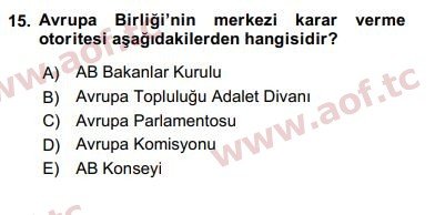 2019 Karşılaştırmalı Siyasal Sistemler Final 15. Çıkmış Sınav Sorusu