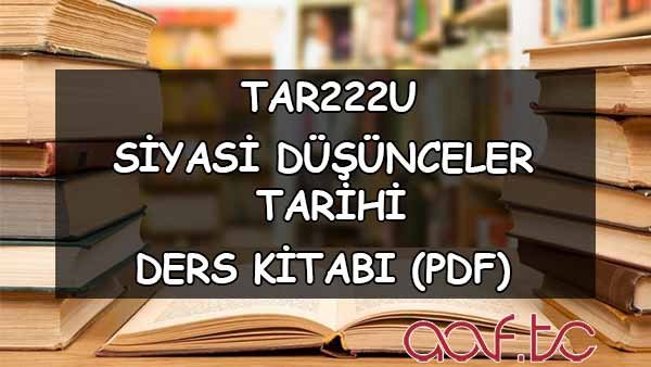 Siyasi Düşünceler Tarihi ( TAR222U ) Ders Kitabı