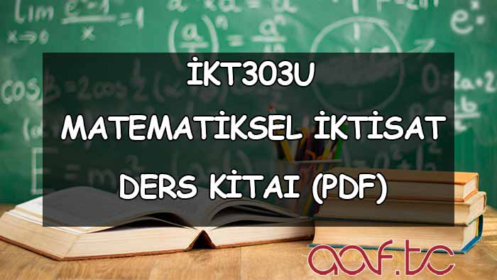 Matematiksel İktisat ( İKT303U ) Ders e-Kitabı