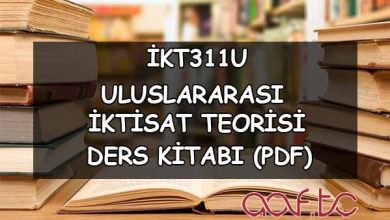 Uluslararası İktisat Teorisi ( İKT311U ) Ders e-Kitabı
