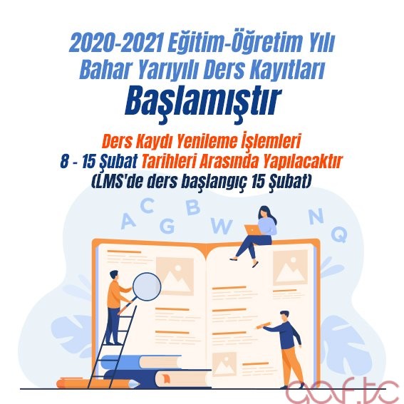 Atatürk Üniversitesi 2021 Bahar Dönemi Kayıt Yenileme İşlemleri